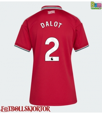 Manchester United Diogo Dalot #2 Hemmatröja Dam 2026-27 Kortärmad